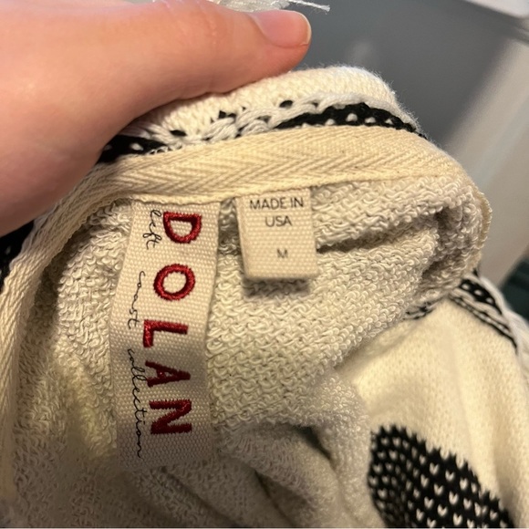 Anthropology Dolan Sonia Striped Fringe Cardigan size medium - Picture 5 of 5